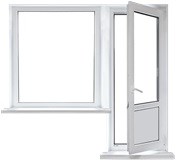 Балконный блок Melke Lite 70(4)/Maco Multi Matic/4mf-10-4-10-4i 1711